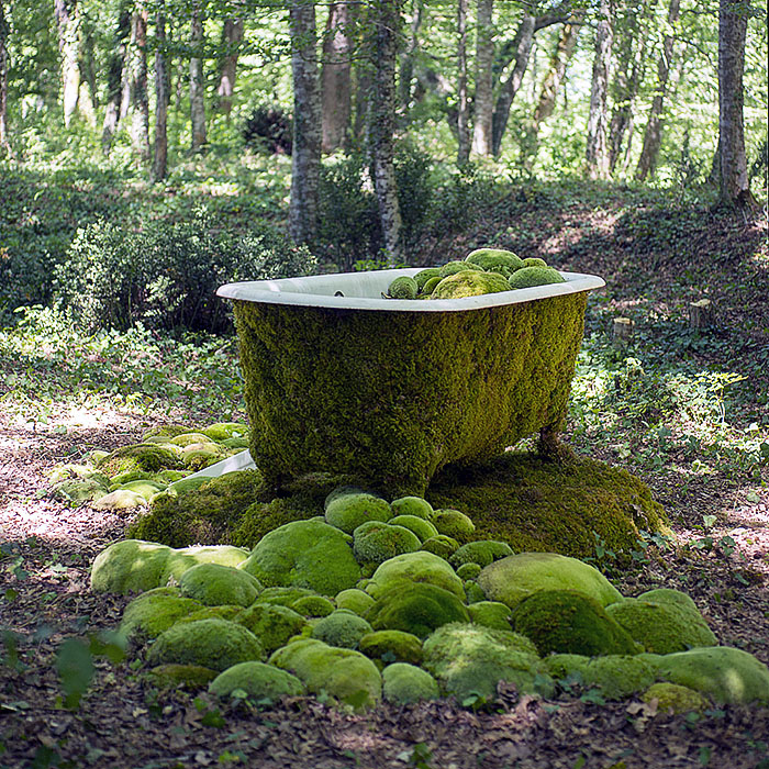 the bath